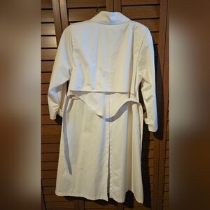 Elegant Cream Trench Coat